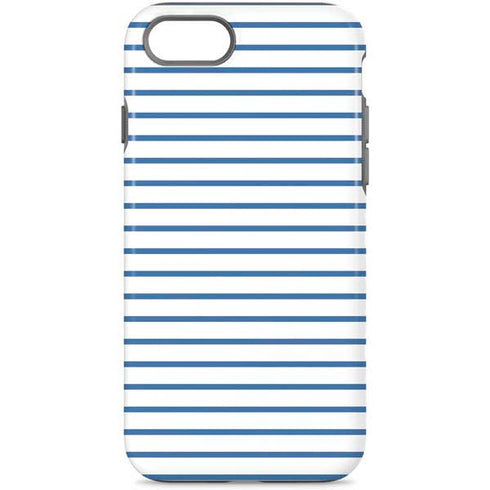 Blue and White Stripes iPhone Cases